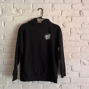 Black Santa Cruz Skateboards hoodie Youth XL